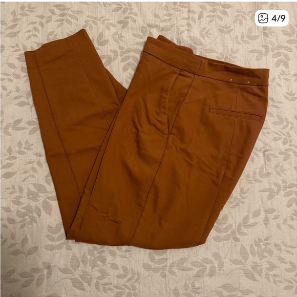 Express Women’s Tan High Rise Pants - Picture 4 of 9